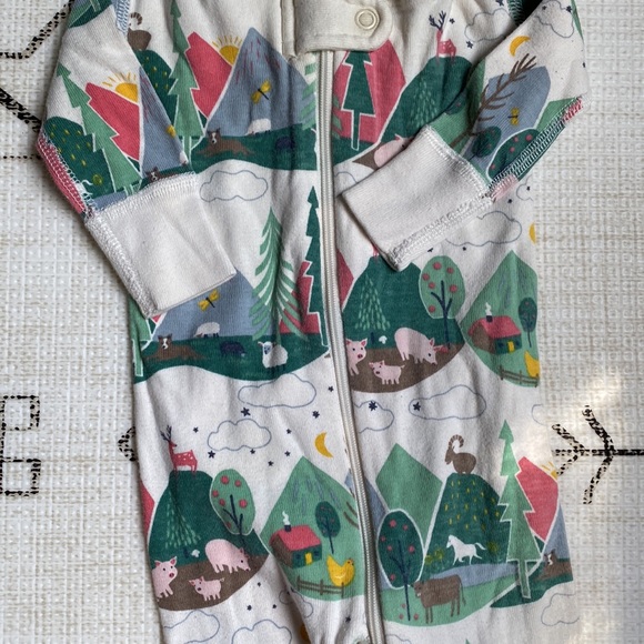 Farm print organic cotton pajamas - Picture 3 of 3